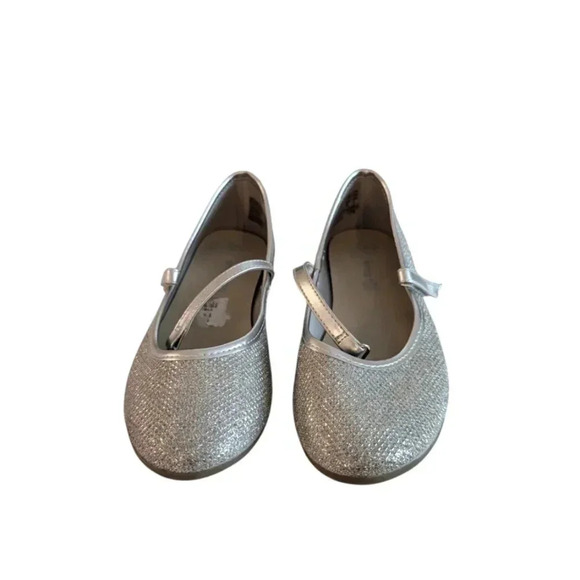 SmartFit Girls' Shimmer Chelsea Flat Size 12.5 Little Girls Color Silver - Picture 3 of 8